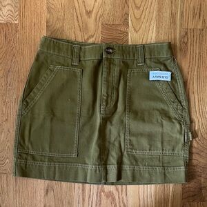 Old Navy Khaki Green Pocket Skirt